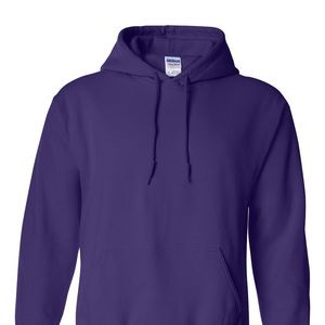 Gildan Adult Hooded Sweatshirt Hoodie. Color: Purple